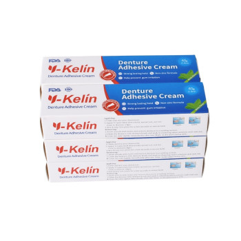  Крем фиксирующий для зубных протезов Denture Adhesive Cream, 40 гр. /  Y-kelin0