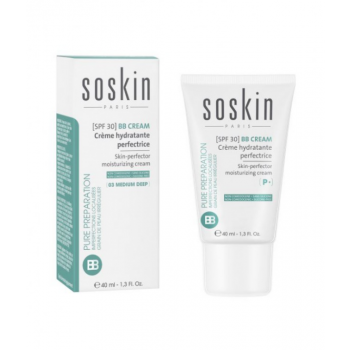 Улучшающий состояние кожи увлажняющий крем (BB крем, 01 светлый тон). Skin-perfector moisturizing cream 40 мл./ Soskin0