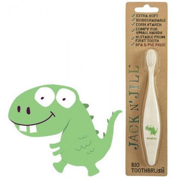 Органическая зубная щетка "Динозавр", Jack N' Jill0