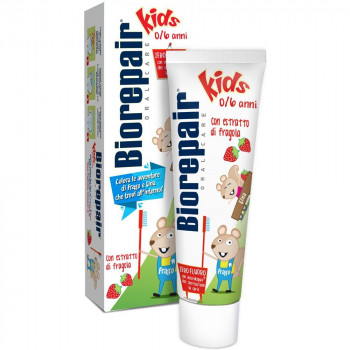 Зубная паста детская со вкусом клубники, Junior strawberry 50 мл./ Biоrераir0