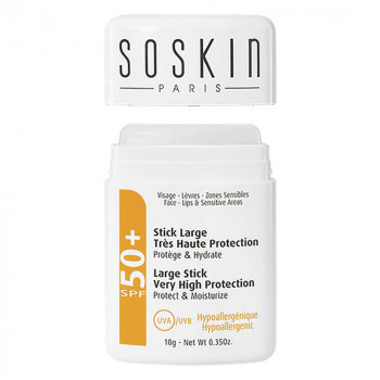 Солнцезащитный стик высокой степени защиты SPF 50+. Large Stick Very High Protection SPF 50+, 10 г./ Soskin0