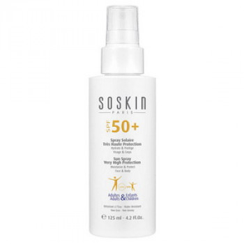 Cолнцезащитный спрей с высокой степенью защиты SPF 50+. Sun spray very high protection SPF 50+, 125 мл./ Soskin 0