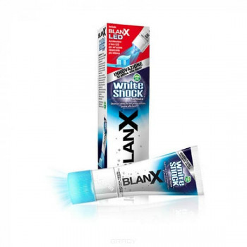 Зубная паста со светодиодной крышкой Blanx White Shock Protect + LED. 50 мл / Blanx0