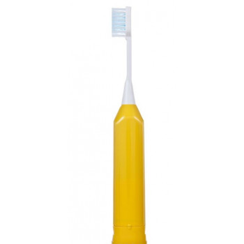 Hapica Minus-ion ионная звуковая электрическая зубная щетка  с щетинками одинаковой длины. Желтая./ Hapica DB-3XY0