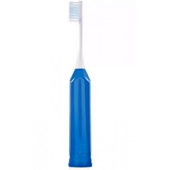 Hapica Minus-ion ионная звуковая электрическая зубная щетка  с щетинками одинаковой длины. Синяя./ Hapica DB-3XB1