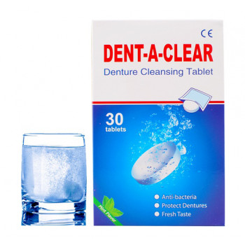 Очищающие таблетки для зубных протезов Denture Cleansing Tablet, 30 шт / Y-Kelin0