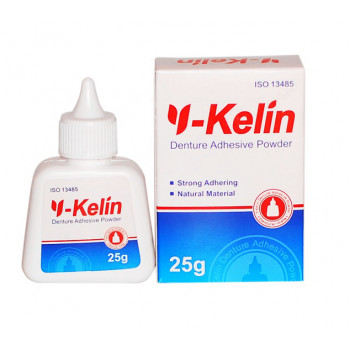 Фиксирующий клей порошок Denture Adhesive Powder, 25 гр / Y-Kelin 2