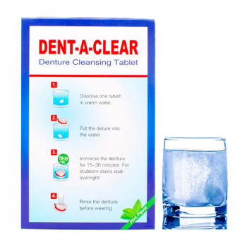Очищающие таблетки для зубных протезов Denture Cleansing Tablet, 30 шт / Y-Kelin3