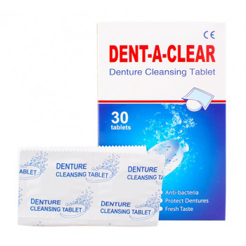 Очищающие таблетки для зубных протезов Denture Cleansing Tablet, 30 шт / Y-Kelin2