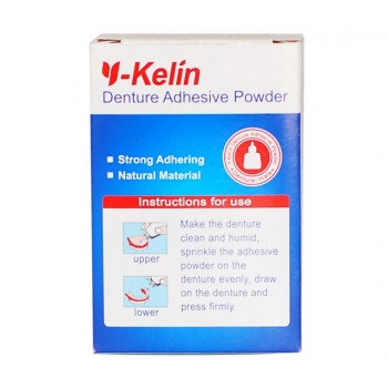 Фиксирующий клей порошок Denture Adhesive Powder, 25 гр / Y-Kelin 1