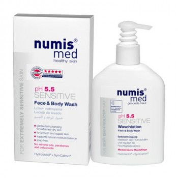 Моющее средство для лица и тела "Сенситив рH 5,5", 200 мл./ NUMIS MED0