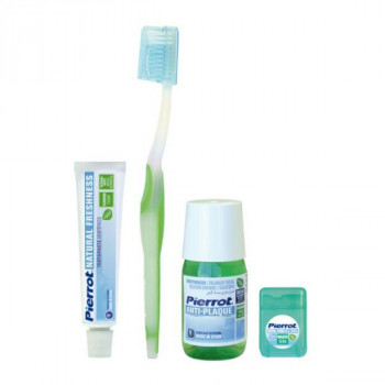 Дорожный набор  Complete Dental Kit (зубная щетка,зубная паста,ополаскиватель, флосс) / Pierrot0