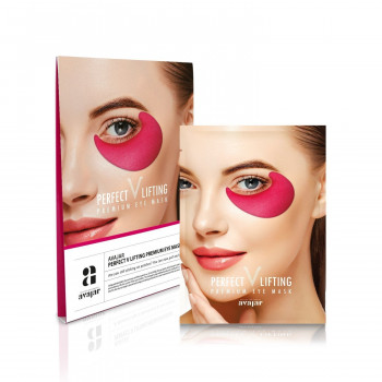  Лифтинговые патчи для глаз AVAJAR  Perfect V Lifting Premium Eye Mask 2 шт/1 упаковке (2 процедуры)0