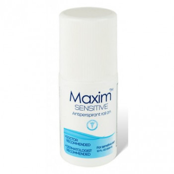 Антиперспирант для чувствительной кожи. ANTIPERSPIRANT MAXIM SENSITIVE,  29,5 мл./ Maxim 10.8%0