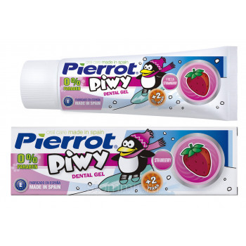Зубная паста-гель для детей с клубникой Piwy Strawberry Gel 75 мл / Pierrot 0