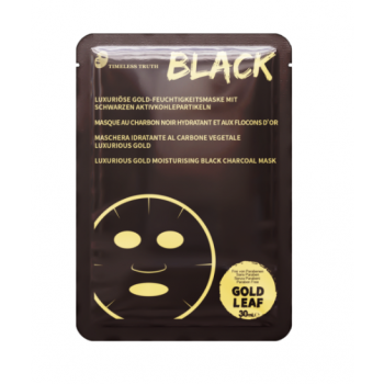 Увлажняющая маска с черным углем, роскошь золота. Luxurious Gold Hydrating Black Charcoal Mask / Timeless Truth Mask0