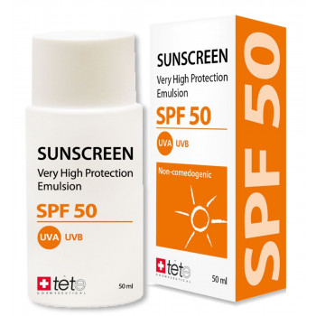 Солнцезащитный крем-флюид SUNSCREEN SPF 30, 50 мл / TETe			0
