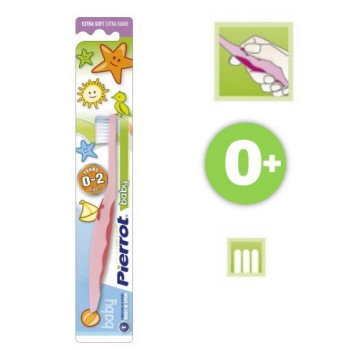 Зубная щетка для детей  Baby от 0 до 2 лет / Pierrot 0