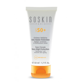 Крем солнцезащитный для лица SPF 50+. Sun Cream very high (1250) 50 мл./ Soskin0