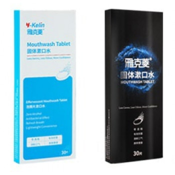 Таблетки шипучие для полоскания полости рта Mouthwash Tablet, 30 шт. / Y-Kelin0