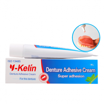  Крем фиксирующий для зубных протезов Denture Adhesive Cream, 40 гр. /  Y-kelin1